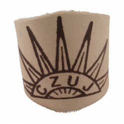 Pierścień zuchowy z napisem "Czuj" - Jasny Brąz